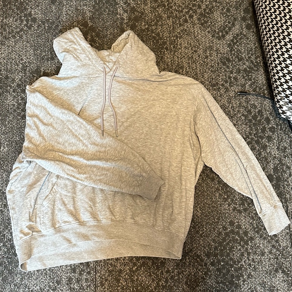 Relaxed grey hoodie